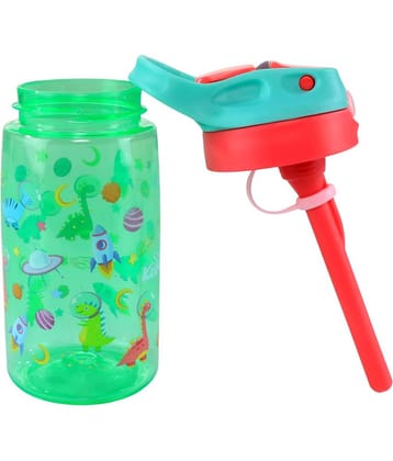 Smily  kiddos - Blue School Water Bottle 450 mL ( Set of 1 )