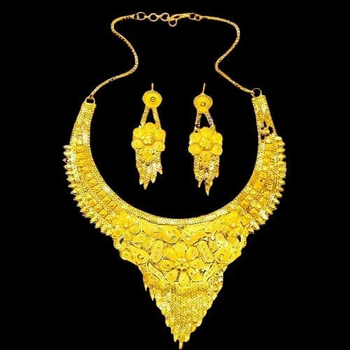 Bridal Necklace Set with Intricate Design jewelry set