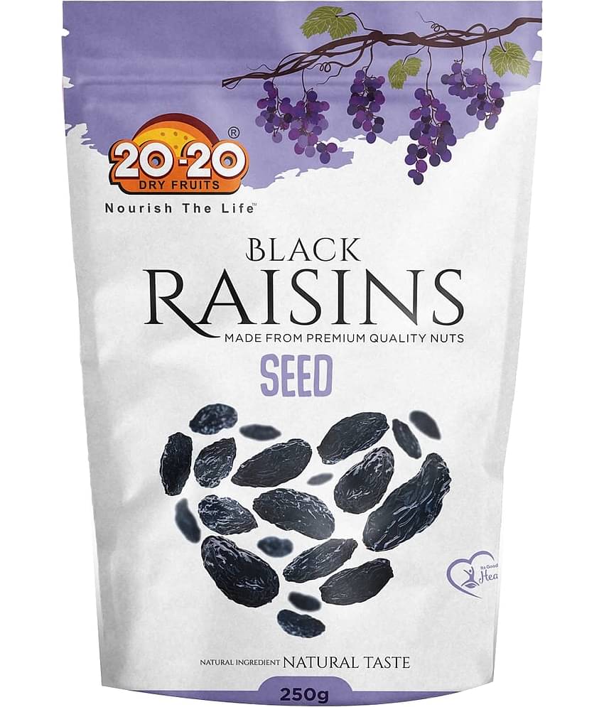 20-20 Dry Fruits Black Raisins 250