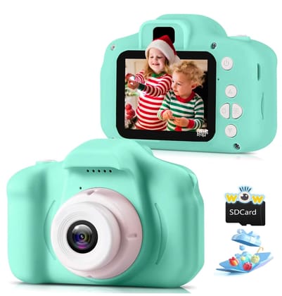 CADDLE & TOES Kids Camera for Girls Boys, Kids Selfie Camera Toy 13MP 1080P HD Digital Video Camera for Toddler, Christmas Birthday Gifts for 4+ to 15 Years Old Children (Green with SDcard) CADDLE & TOES Kids Camera for Girls Boys, Kids Selfie Camera Toy CADDLE & TOES Kids Camera for Girls Boys, Kids Selfie Camera Toy 13MP 1080P HD Digital Video Camera for Toddler, Christmas Birthday Gifts for 4+ to 15 Years Old Children (Green with SDcard) CADDLE & TOES Kids Camera for Girls Boys, Kids Selfie Camera Toy