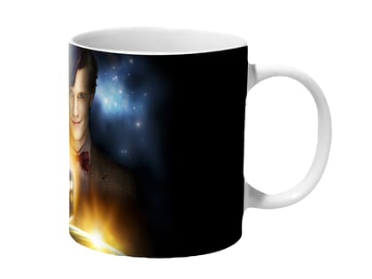 Multicolor Two Doctors In Doctor Who Poster Ceramic Mug