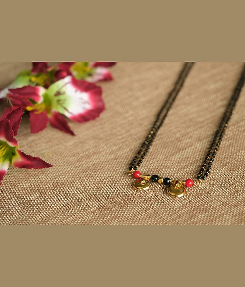 KRIMO Golden Mangalsutra ( Pack of 1 )