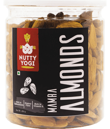 Nutty Yogi Mamra Almonds 250 Gm