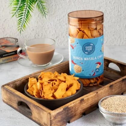 Good Food Co Quinoa Chips – Protein-Packed, Guilt-Free Crunch with Bold Flavors Pack of 2