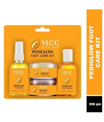 VLCC Pedi Glow Foot Care Kit, 295 g, For Cleanse, Disinfect & Foot Crack