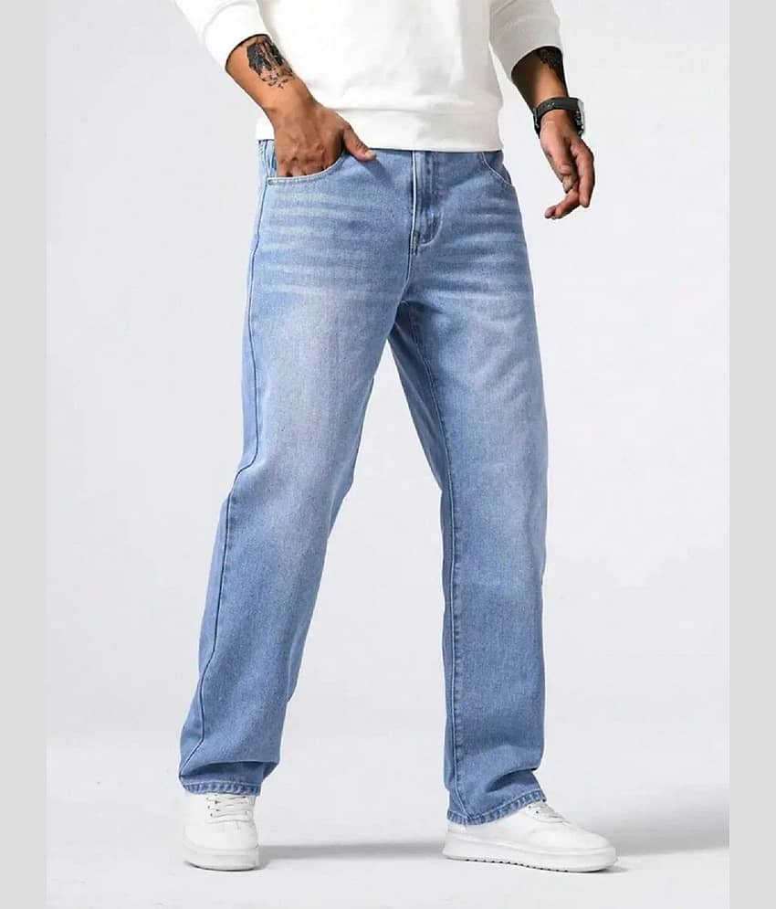 GF Faded Men's Jeans - Light Blue ( Pack of 1 )