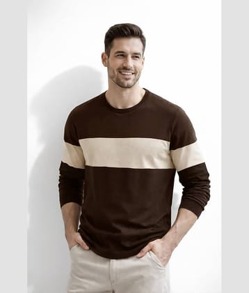 The Dry State Men Cotton Slim Fit Solid T-Shirt ( Multicolor )