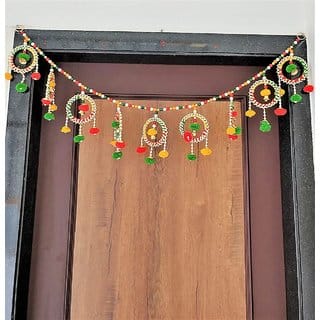 Rv Marketing Latest Round Bangle toran for Main gate  Designer toran for Diwali  Home Door Decoration Bandarwal Toran
