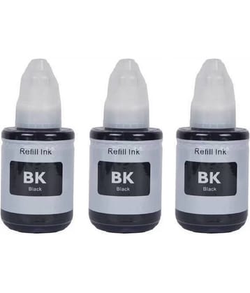 TEQUO 790 Black Pack of 3 Cartridge for GI-790 BLACK INK Printers G1000,G1010,G1100,G2000,G2002,G2010,G2012,G2100,G3000,G3010,G3012,G3100,