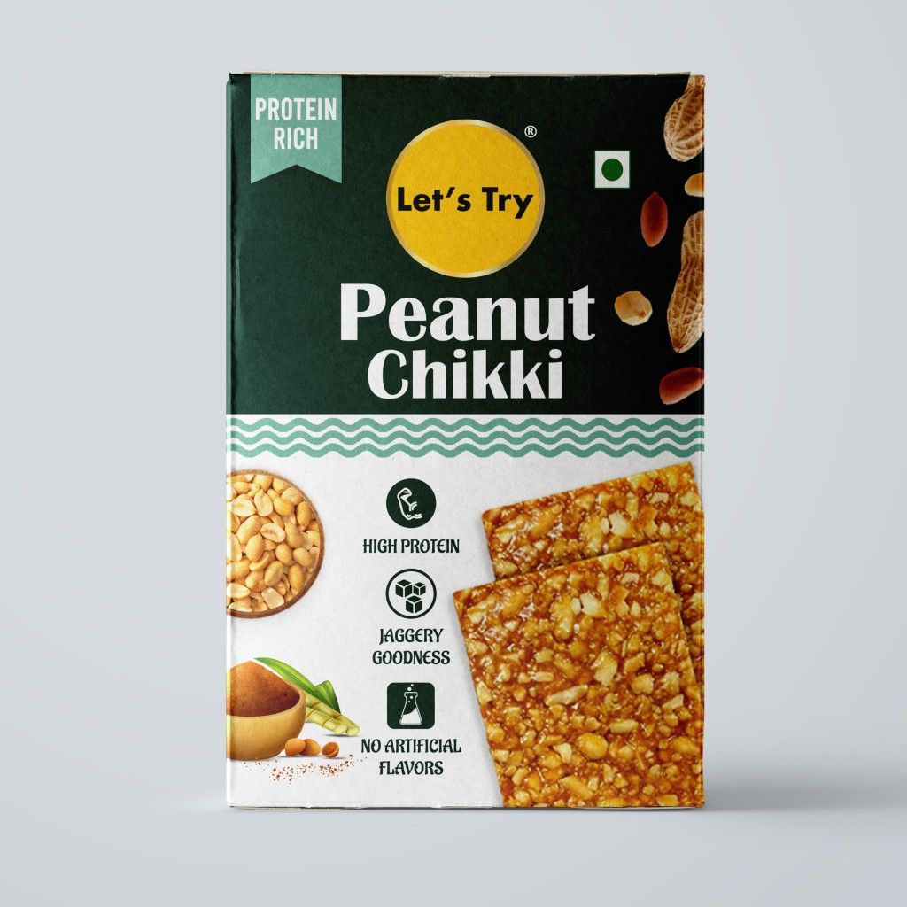 Let's Try Peanut Chikki - 170g