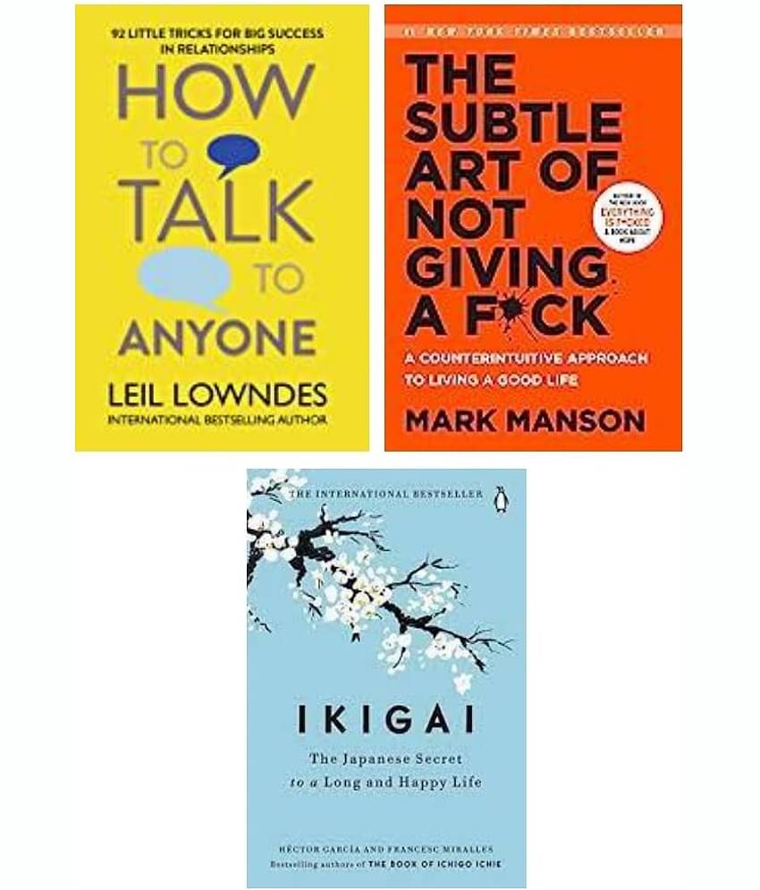How To Talk Anyone + The Subtle Art + Ikigai