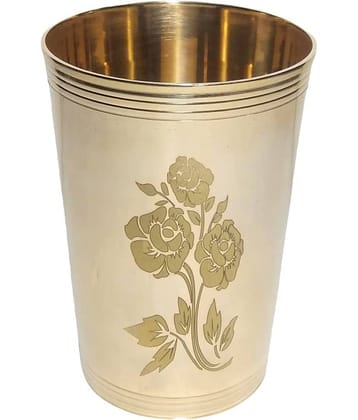 A & H ENTERPRISES Daily Use Brass Glasses 250 ml ( Pack of 1 )