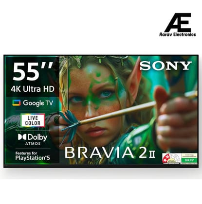 Sony 139 cm (55 inches) BRAVIA 2M2 Series 4K Ultra HD Smart LED Google TV K-55S25M2 Sony 139 cm (55 inches) BRAVIA 2M2 Series 4K Ultra HD Smart LED Google TV K-55S25M2
