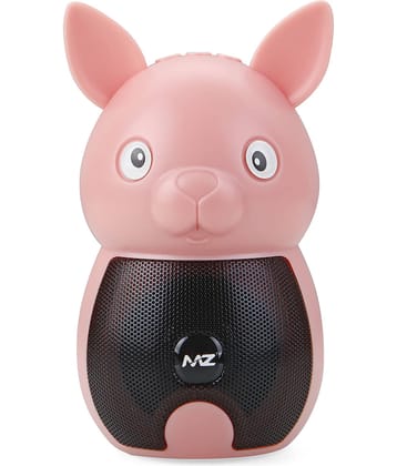 MZ M2 5 W Bluetooth Speaker Bluetooth V 5.0 with SD card Slot Playback Time 6 hrs Pink