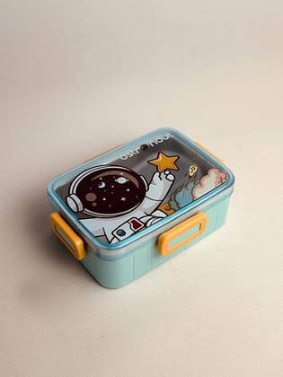 NIYO TOYS Stainless Steel Kids Lunchbox - Fun Designs-Space