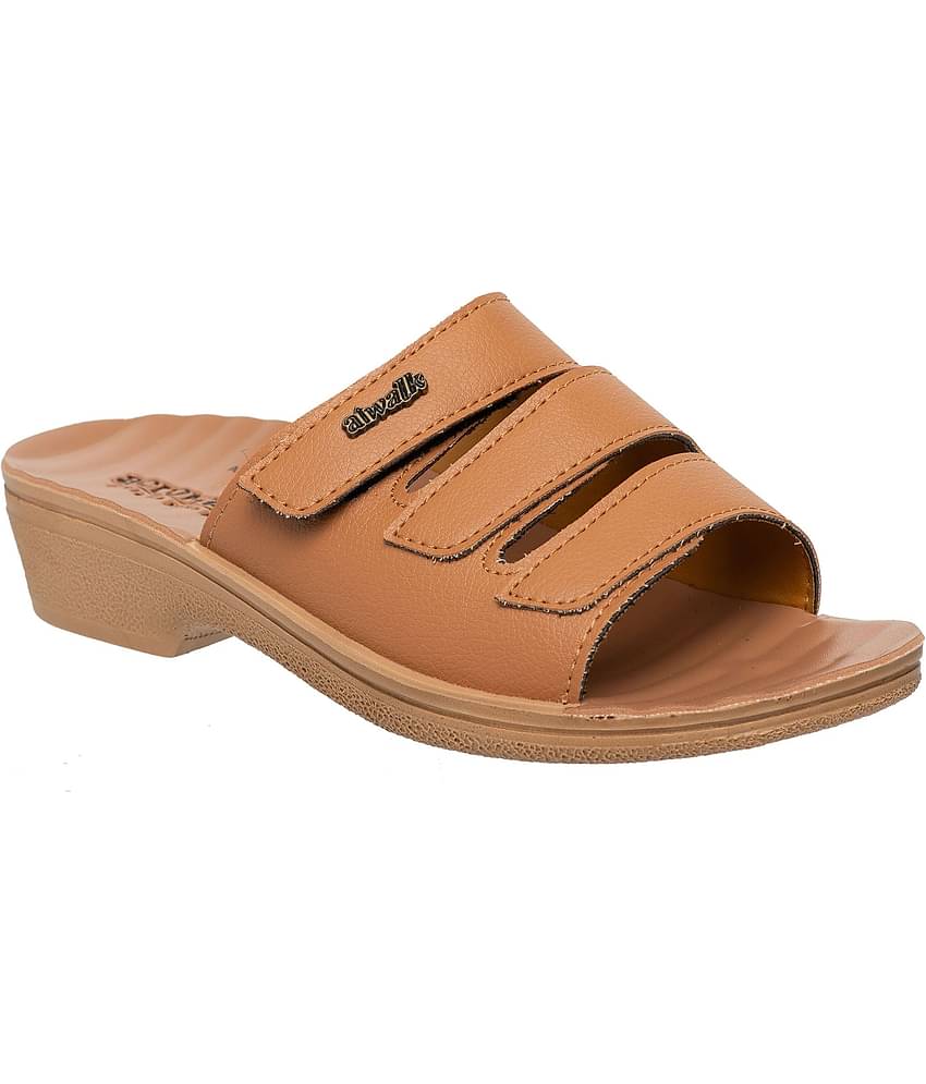 Aerowalk - Camel Women's Slip On Heels