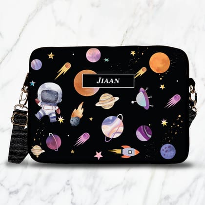 Lil Astronaut Kids Laptop Bag-Black / 13.3"