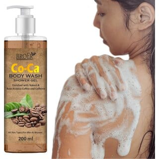 Broer Premium Co-Ca Body Wash Infused with Coffee Beans  Oil  No Sulphate  Paraben (200 ml)