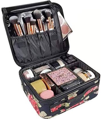 House Of Quirk Black Makeup Cosmetic Storage Case