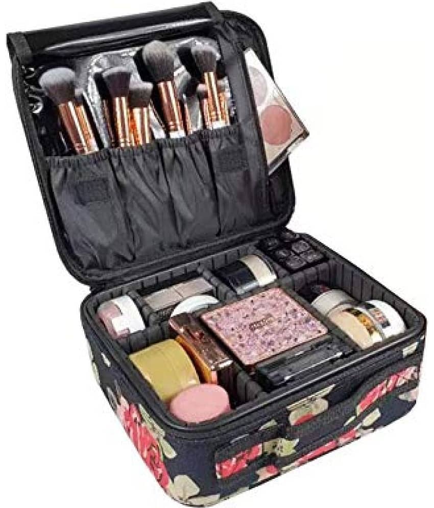 House Of Quirk Black Makeup Cosmetic Storage Case