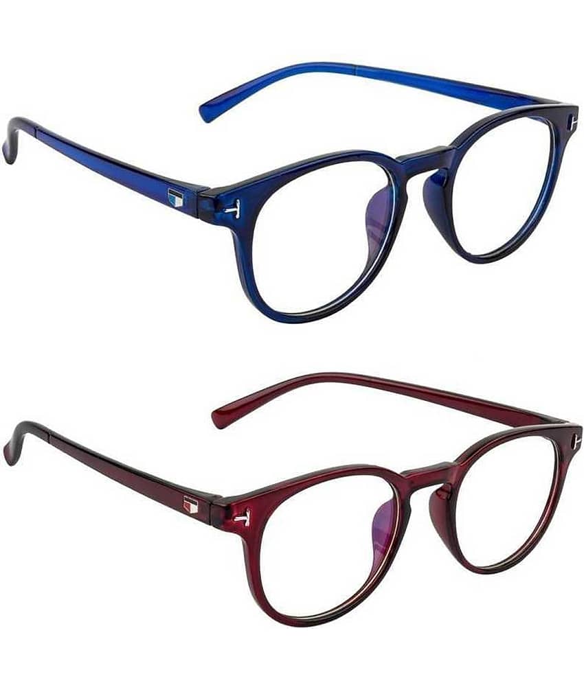 Elligator Multicolor Oval Sunglasses ( Pack of 2 )