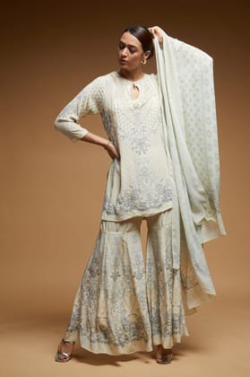 Beige Sharara-XS