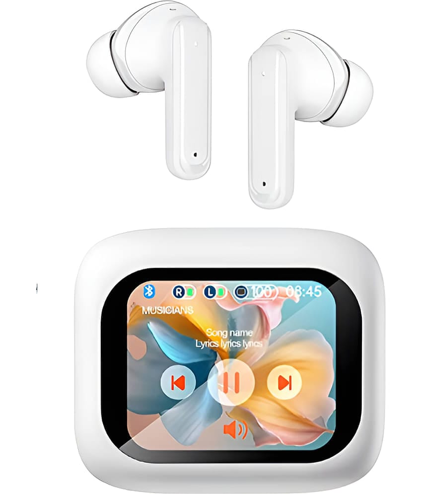 COREGENIX GENPODS PRO Bluetooth True Wireless (TWS) In Ear 32 Hours Playback Active Noise cancellation IPX4(Splash & Sweat Proof) White
