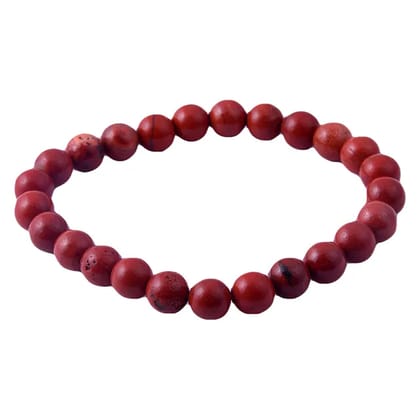 Red Jasper Bracelet Healing and Vastu, Meditation, Protection Stylish Bracelet for Girls/Boys/Women(KI_133)  by Krishna Impex
