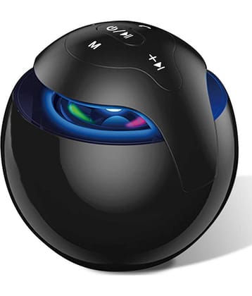 COREGENIX OVAL 10 W Bluetooth Speaker Bluetooth V 5.3 with SD card Slot,3D Bass Playback Time 10 hrs Assorted