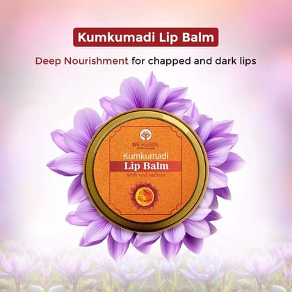 Kumkumadi Lip Balm: The Ultimate Solution for Soft, Smooth, and Hydrated Lips-8 gms / in