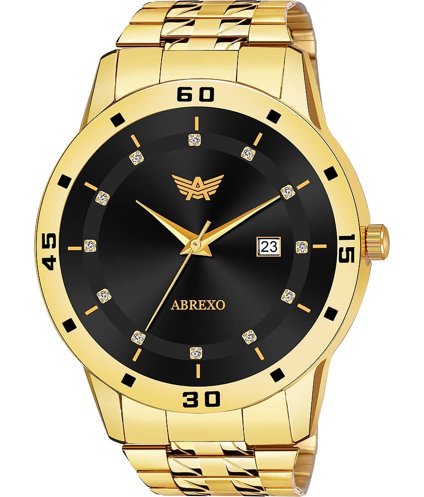 Abrexo Gold Stainless Steel Analog Men's Watch