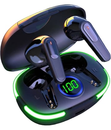 VERONIC GAMO Gaming Earbuds Bluetooth True Wireless (TWS) In Ear 20 Hours Playback Powerfull bass,Fast charging IPX4(Splash & Sweat Proof) Black