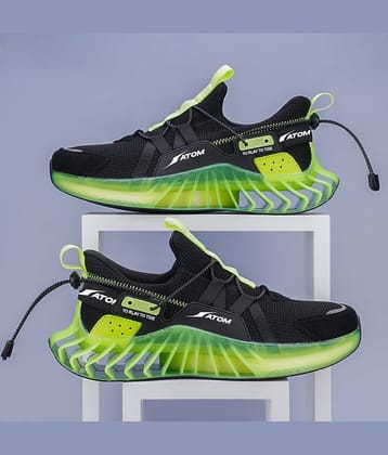 ATOM Good Vibes Black Men's Sneakers
