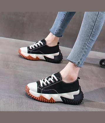 wrizt Casual Sneakers  For Men Black Men's Outdoor Shoes