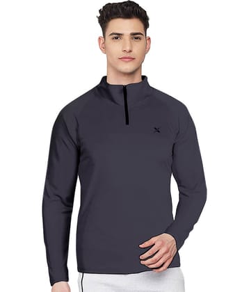 FTX Pack of 1 Polyester Regular Fit Men's T-Shirt ( Black )