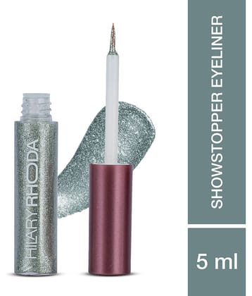 Hilary Rhoda Gold Glitter Eye Liner Liquid ( Pack of 1 )
