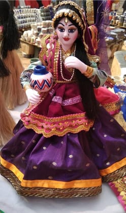 Doll Made with Wooden Bamboo