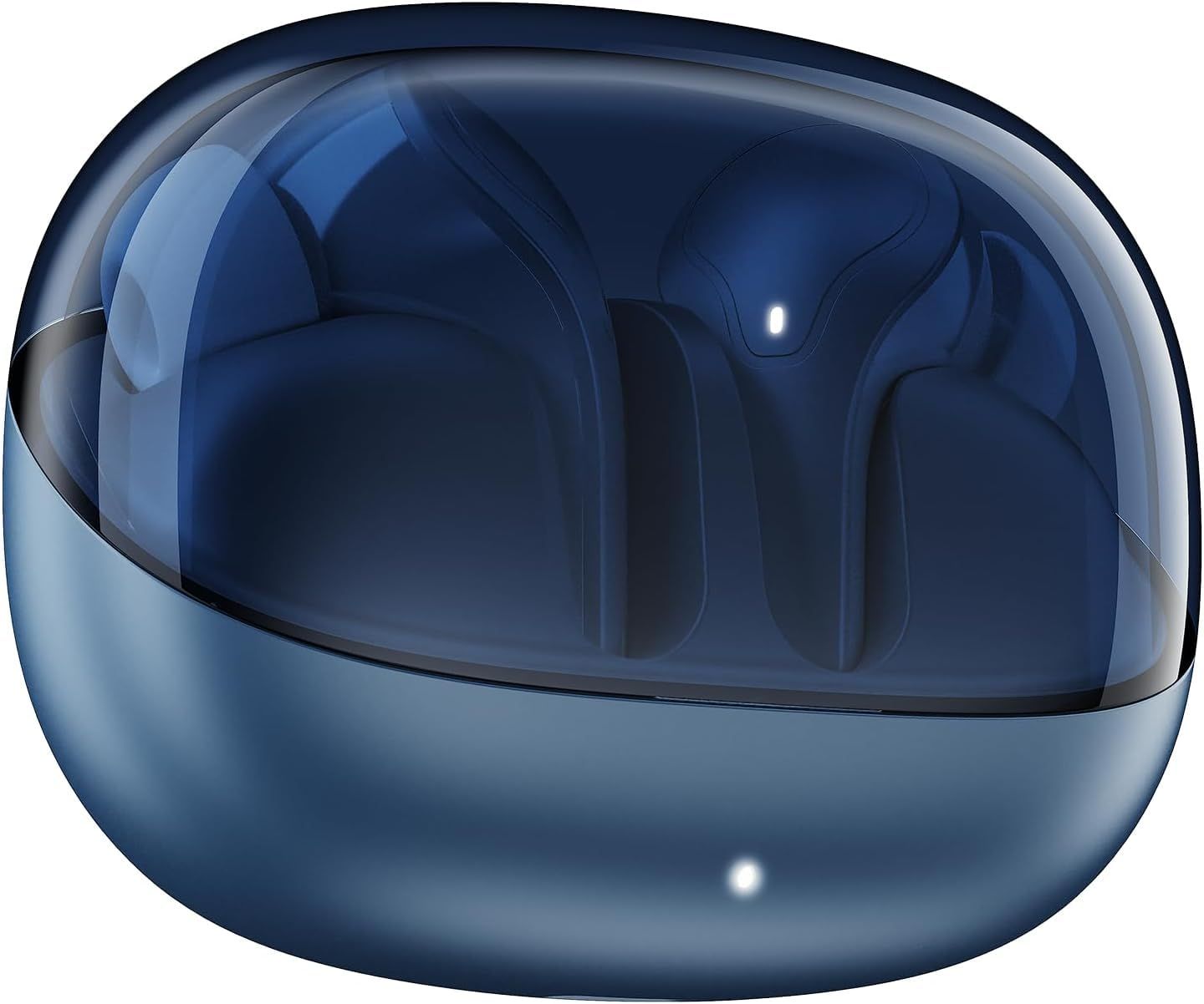 boAt Airdopes 311 Pro, 50H Battery, Fast Charge,ENx Tech, Transparent LID, Low Latency,Stream Ad Free Music via App Support, Bluetooth Earbuds, TWS Ear Buds Wireless Earphones with mic (Dusk Blue) boAt Airdopes 311 Pro, 50H Battery, Fast Charge,ENx Tech,