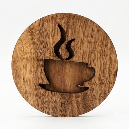 WOODEN CUP COASTER