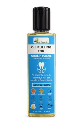 Oil Pulling For Oral Hygiene | Cold-pressed Unrefined Coconut Oil | Oral Detox & Refreshing | An ancient ayurvedic technique that can transform Dental Health