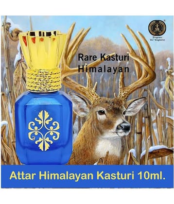 INDRA SUGANDH BHANDAR Attar For Men|Women|Gift New Himalayan Blue Musk|Kasturi Rare Fragrance Of Himalayan Deer Musk -Pure Perfume 24 Hours Long Lasting Fragrance 10ml Rollon Pack