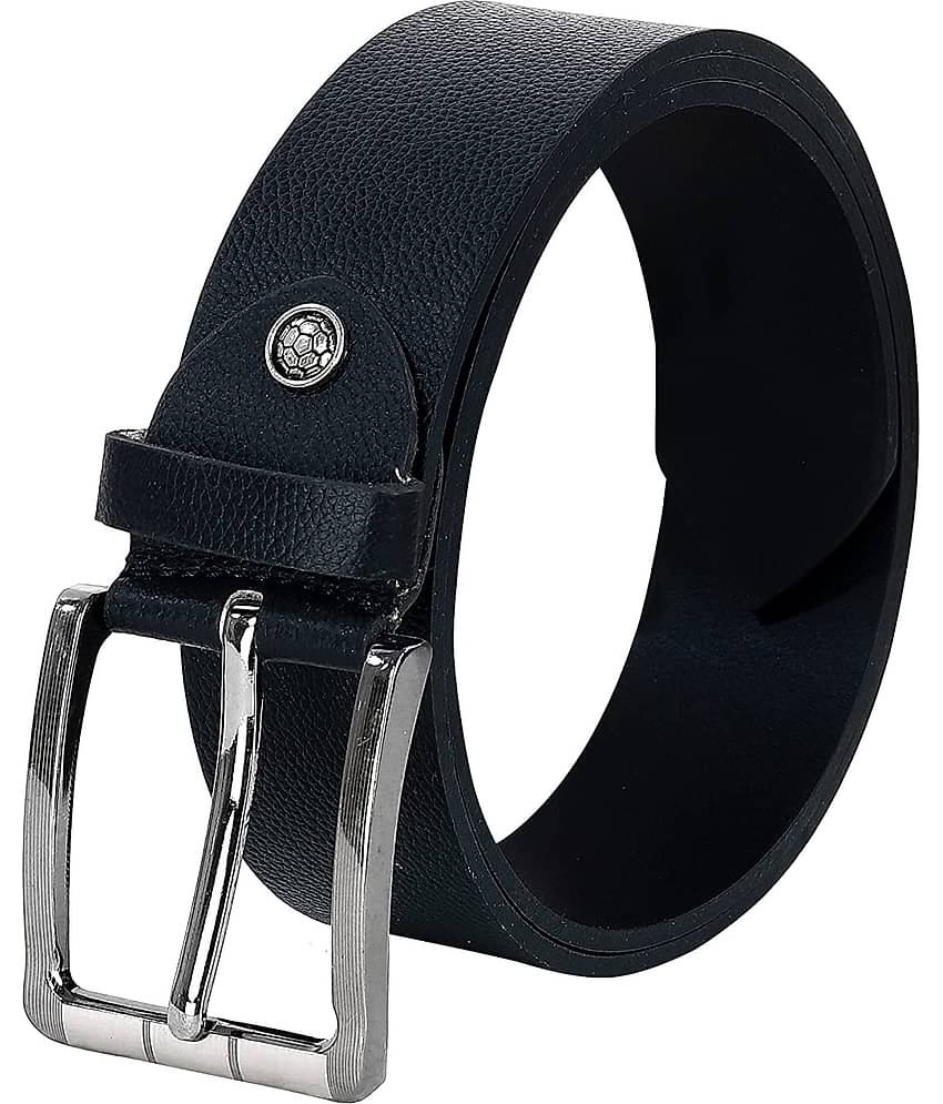 Leather World - Black 100% Leather Men's Formal Belt ( Pack of 1 )