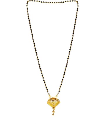 JIPPA - Golden Mangalsutra ( Pack of 1 )