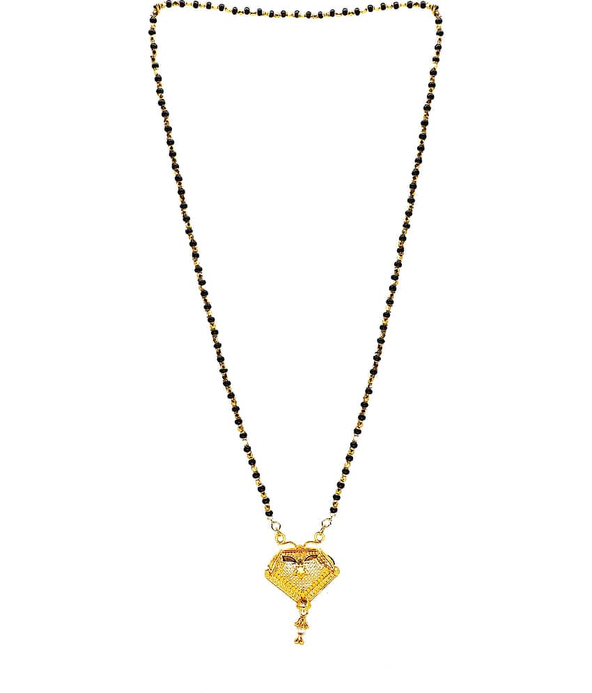 JIPPA - Golden Mangalsutra ( Pack of 1 )