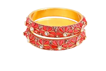 Elegant Gold Plated Bangles Set Elegant Gold Plated Bangles Set