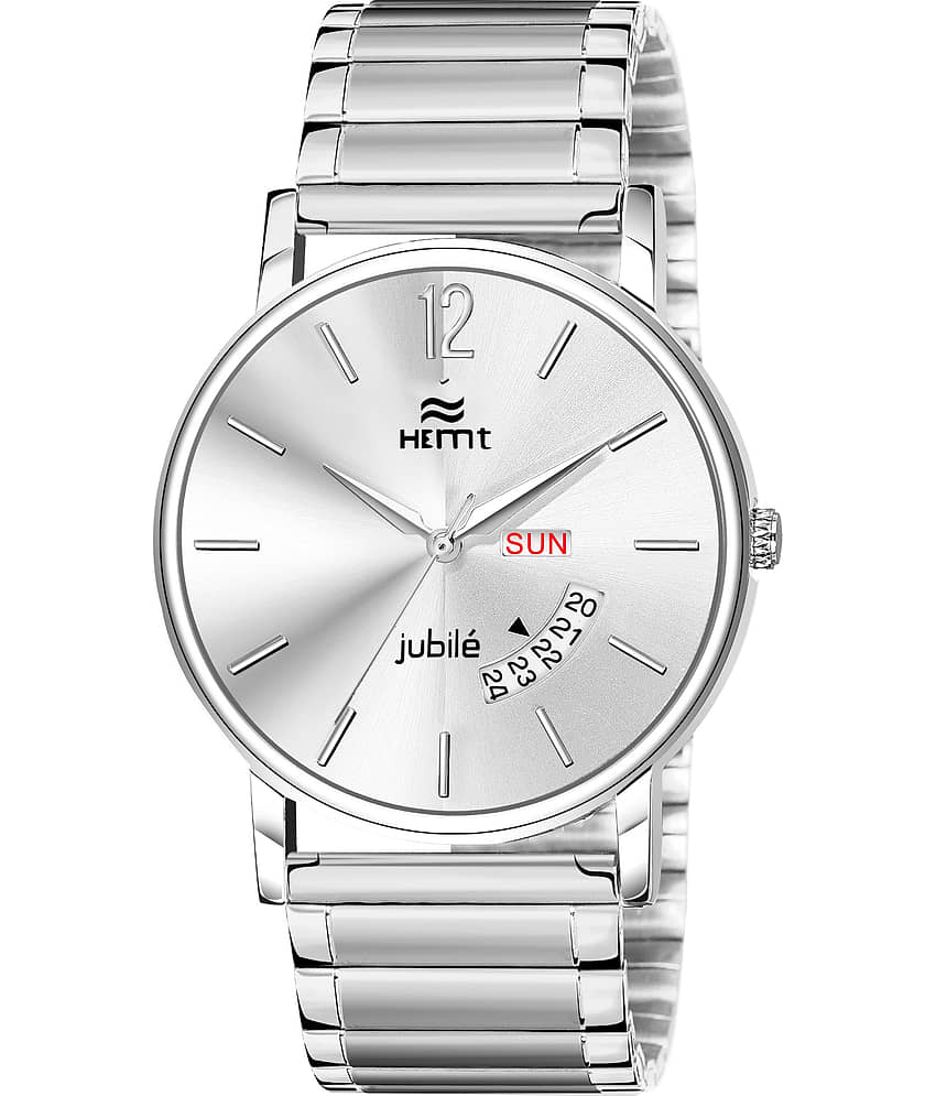 Hemt Silver Stainless Steel Analog Men's Watch