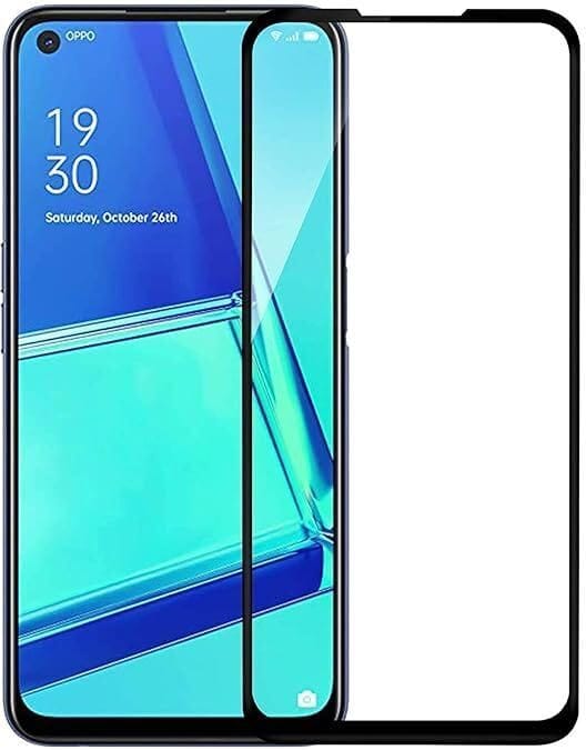 PLUGTECH Advanced Tempered Glass With Anti-Explosion 9H Hardness Edge-To-Edge Coverage Screen Guard for OPPO K10