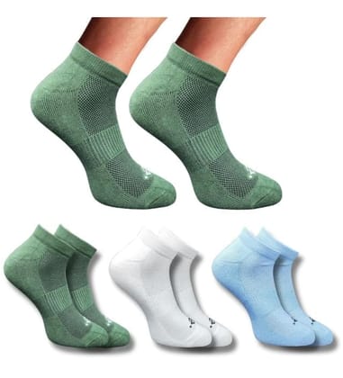 3_Pair Set Unisex Casual Cotton Printed Low Cut Socks (Multicolor) 3_Pair Set Unisex Casual Cotton Printed Low Cut Socks (Multicolor)