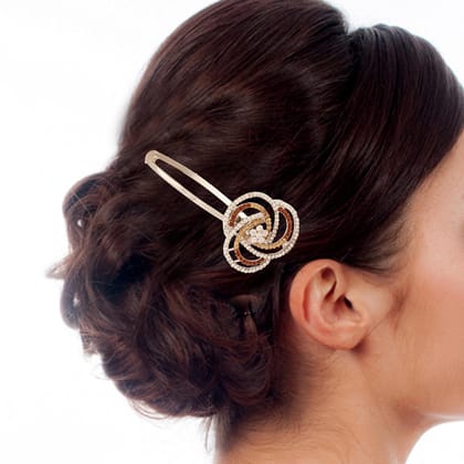 Premium Brass Tic Tac Hair Pin-ACTTFUD24CLRBLK