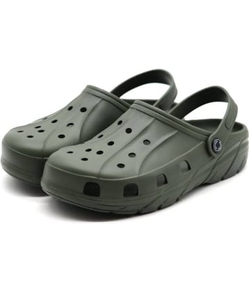 Red Tape - Olive Men's Clogs